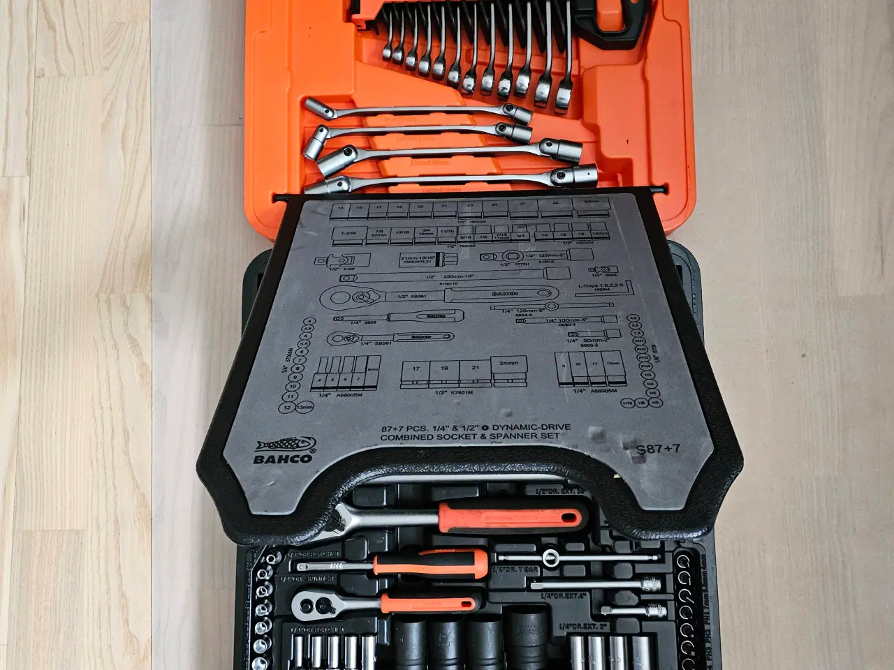 Billede 2 - Bahco topnøglesæt S 87+7 1/4¨ 1/2 ¨