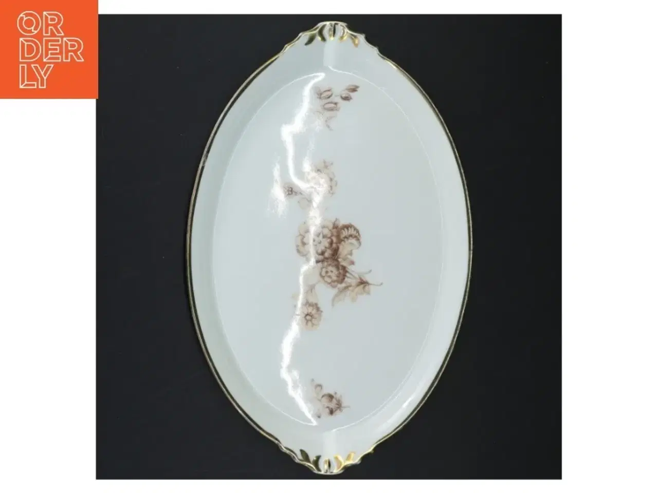 Billede 4 - Ovalt serveringsfad (str. 29 x 18 cm)