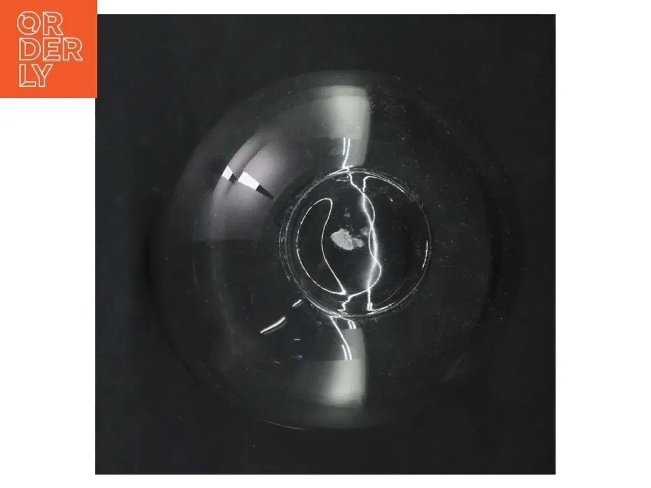 Billede 3 - Glasvase (str. H. 16,5 cm. ø. 14,5 cm)