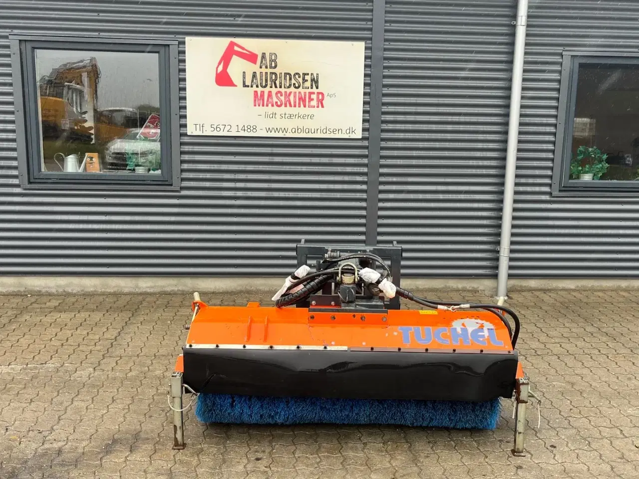 Billede 1 - Tuchel Plus P1 150 H 560 150cm hydraulisk kost med sving