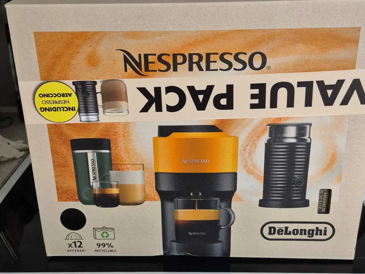 Billede 1 - Nespresso Vertuo pop med mælkeskummer/varmer