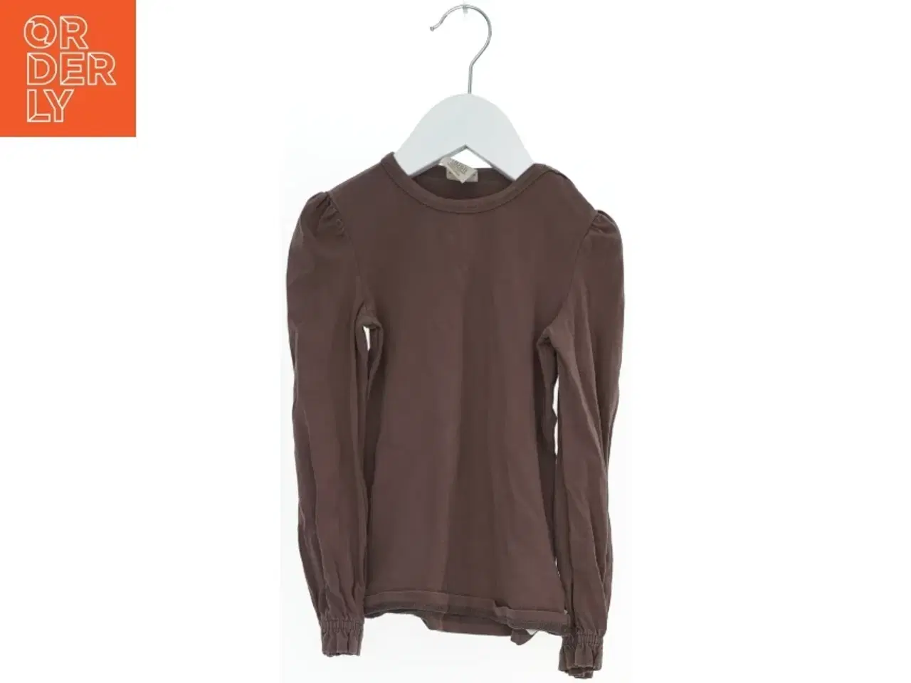 Billede 1 - Langærmet brun bluse til børn fra Müsli (str. 98)