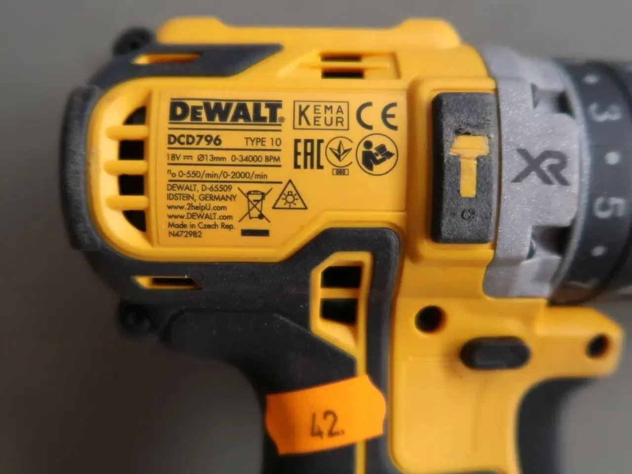 Billede 3 - Slagboremaskine DEWALT DCD796