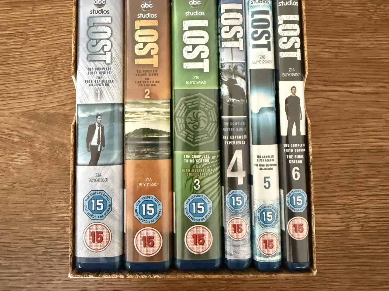 Billede 2 - Lost 1-6 serie Blu Ray Boks komplet