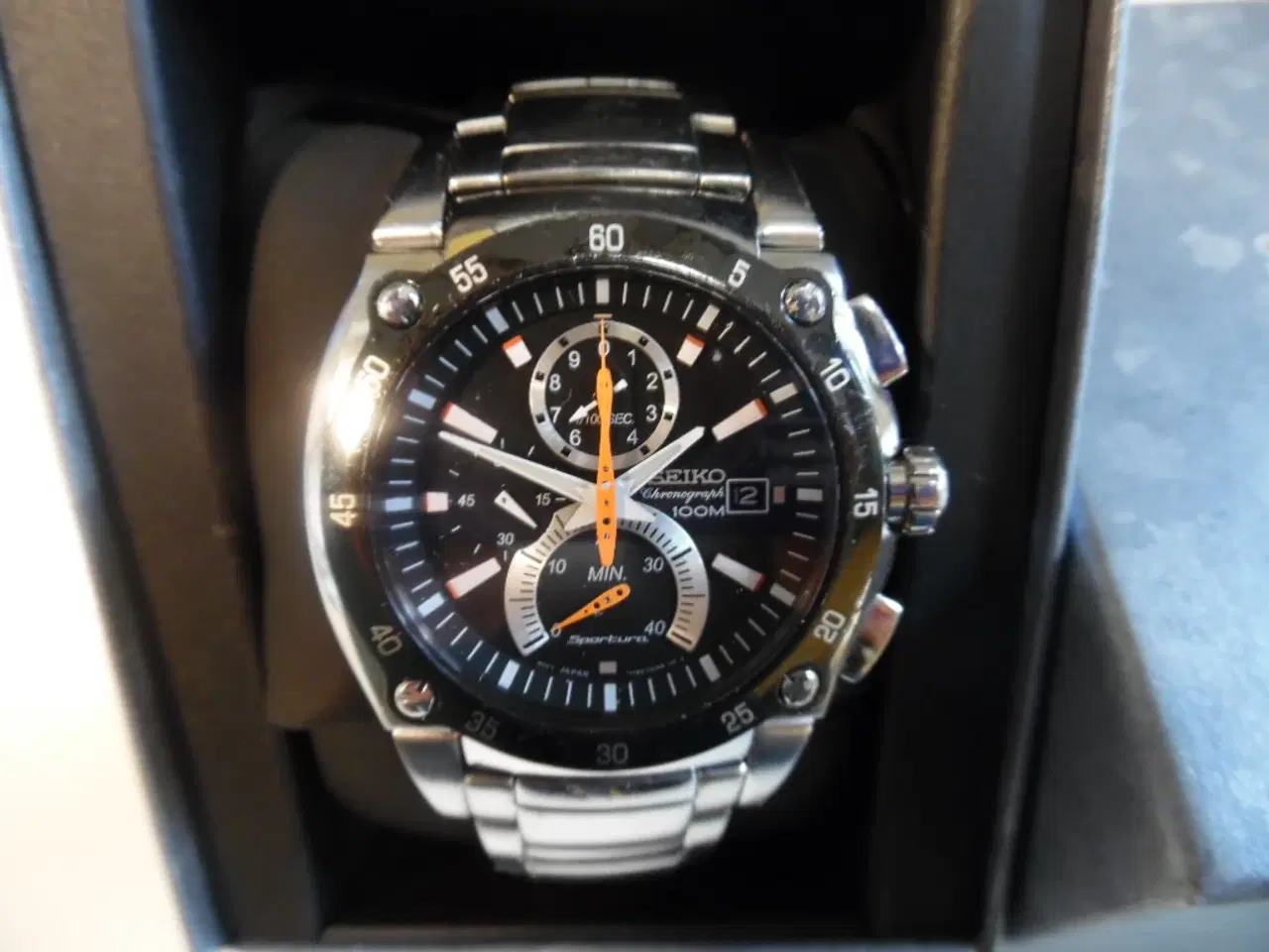 Billede 3 - Herreur Seiko Sportura Chronograph 7T82