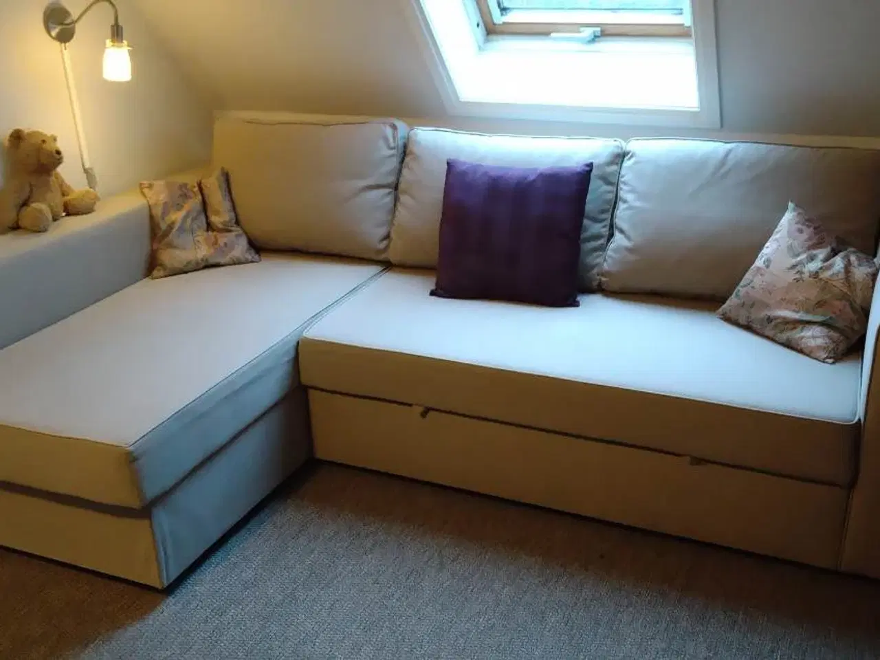 Billede 4 - Fin sovesofa beigefarvet