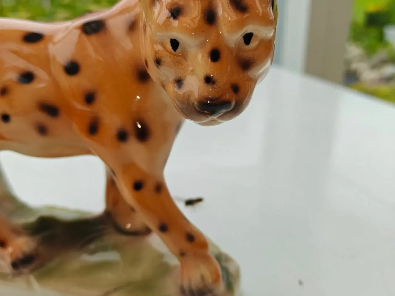 Billede 2 - Leopard porcelæns figur