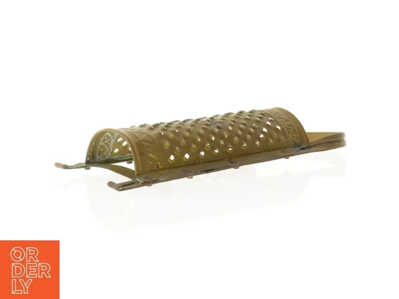 Billede 4 - Antikt Rivejern kobber/messing (str. 29 x 10 cm)