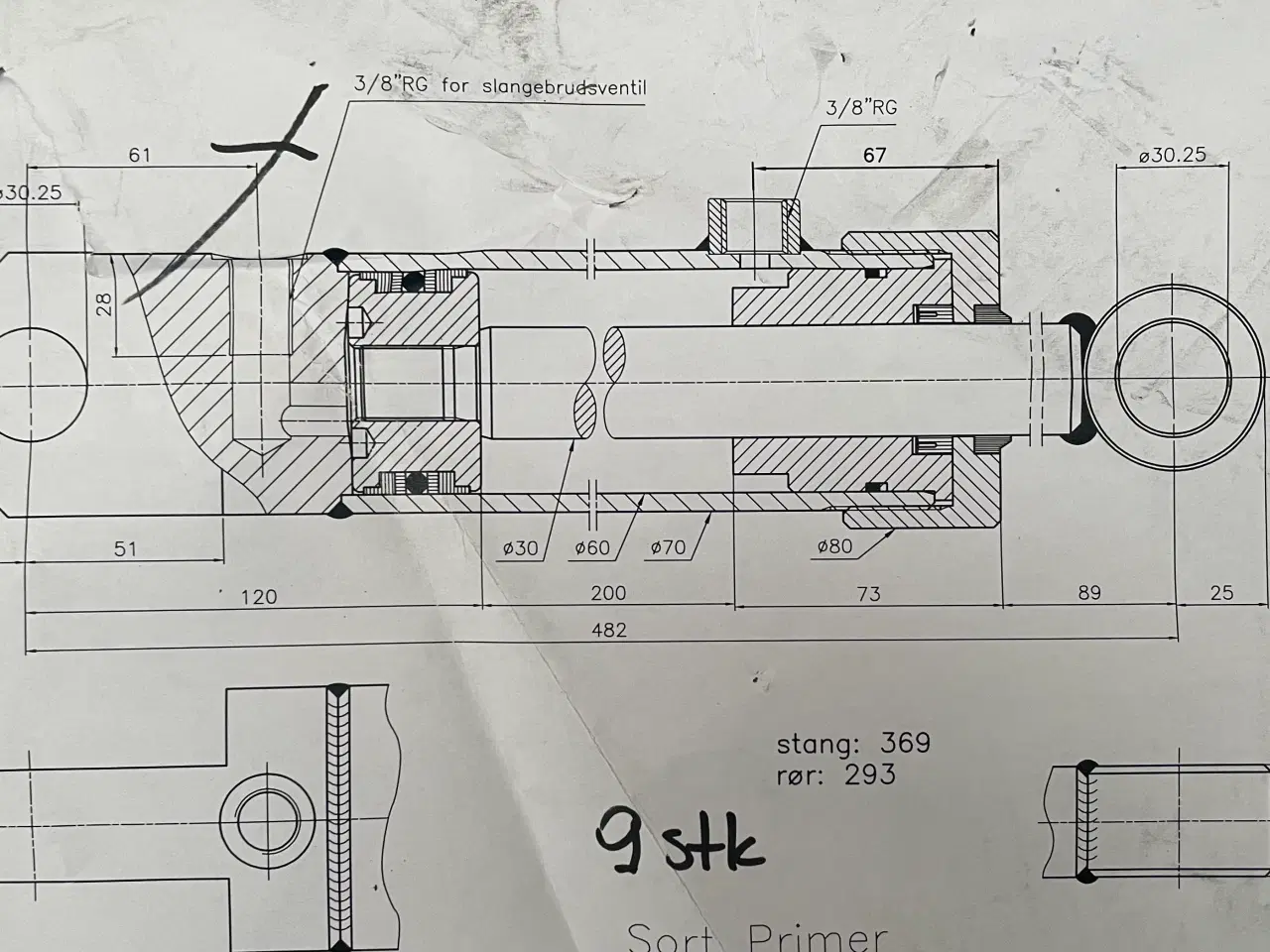 Billede 5 - Hydraulik Cylinder