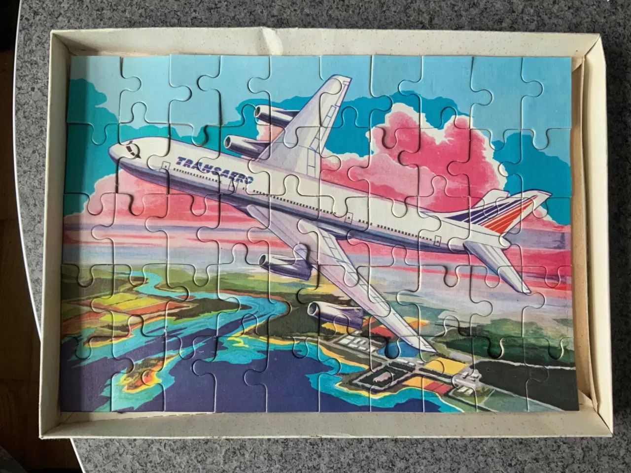 Billede 3 - Retro Puzzle spil fra Transaero Airlines