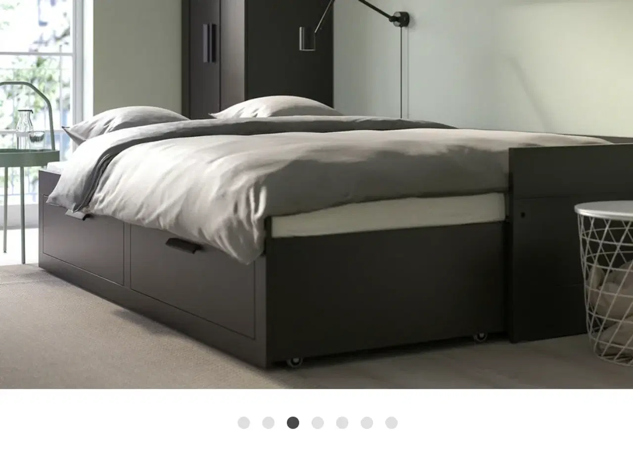 Billede 2 - Brimnes Ikea seng inkl 4*lagner og 2*madrasser