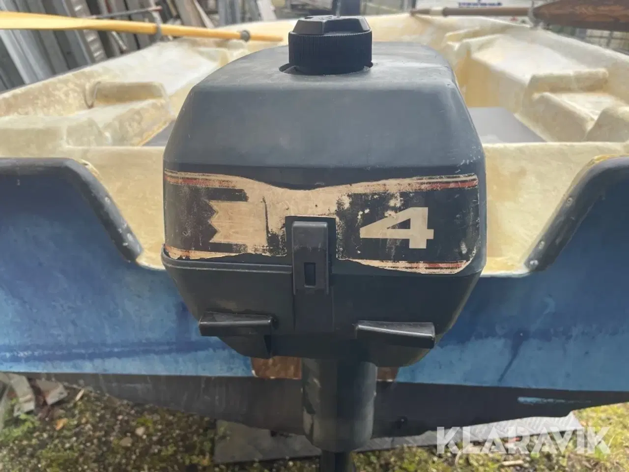 Billede 10 - Jolle med bådtrailer og motor