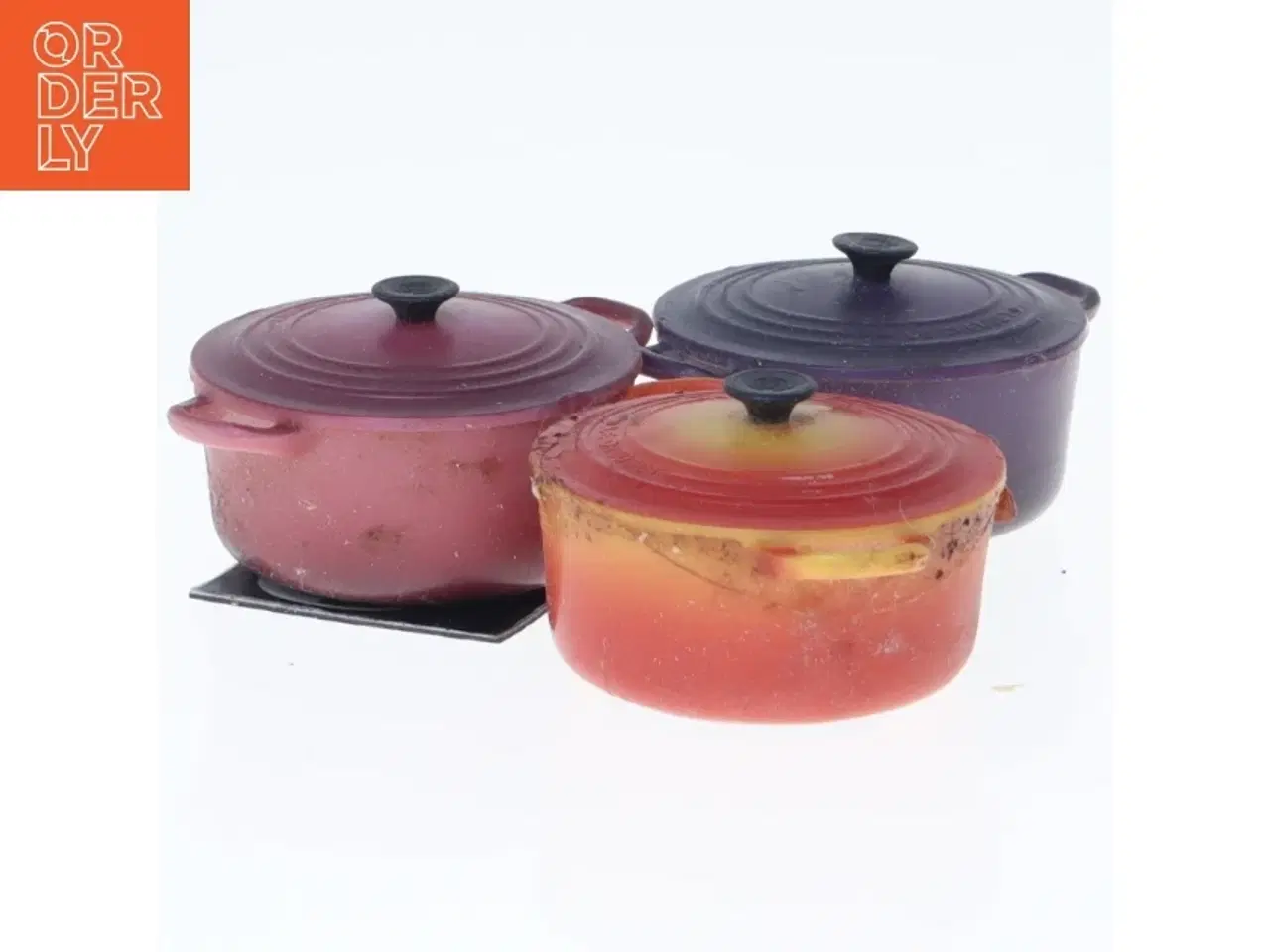 Billede 2 - Miniature gryder med låg, magneter (str. Ø 4 cm)