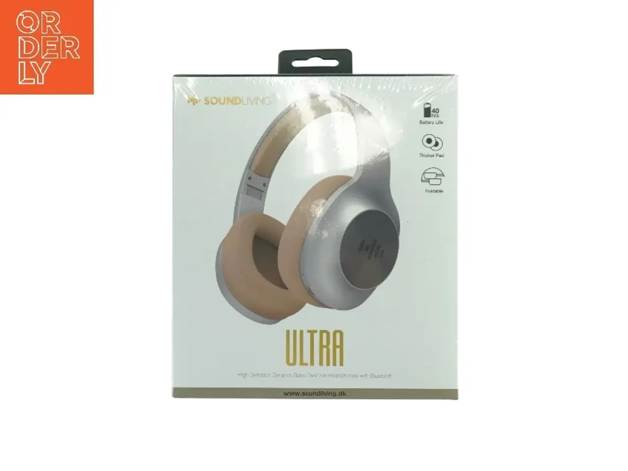 Billede 2 - Soundliving ULTRA trådløse over-ear hovedtelefoner fra Soundliving (str. 20 x 17,5 x 8 cm)