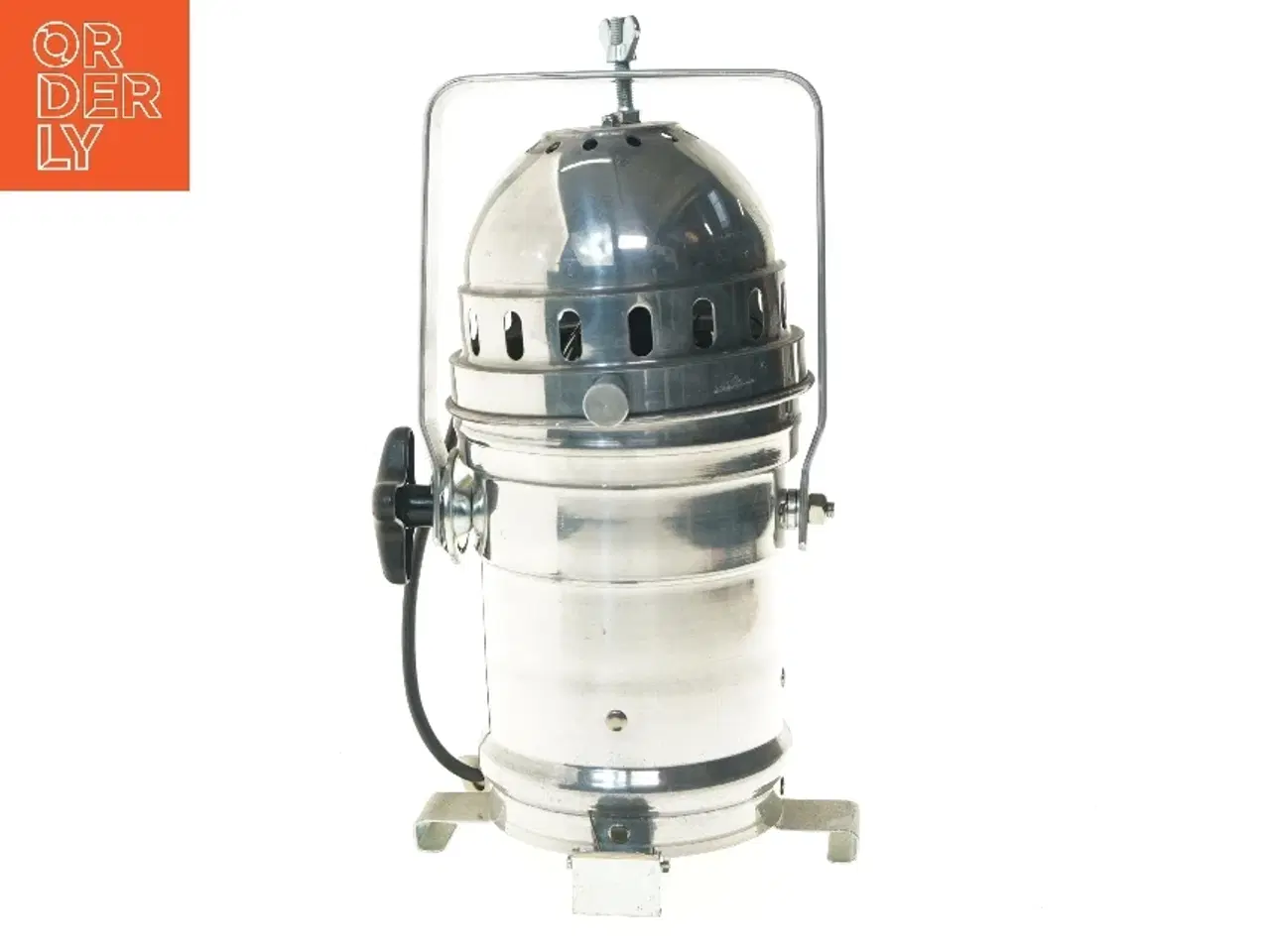 Billede 1 - Parlampe i metal (str. 35 cm)