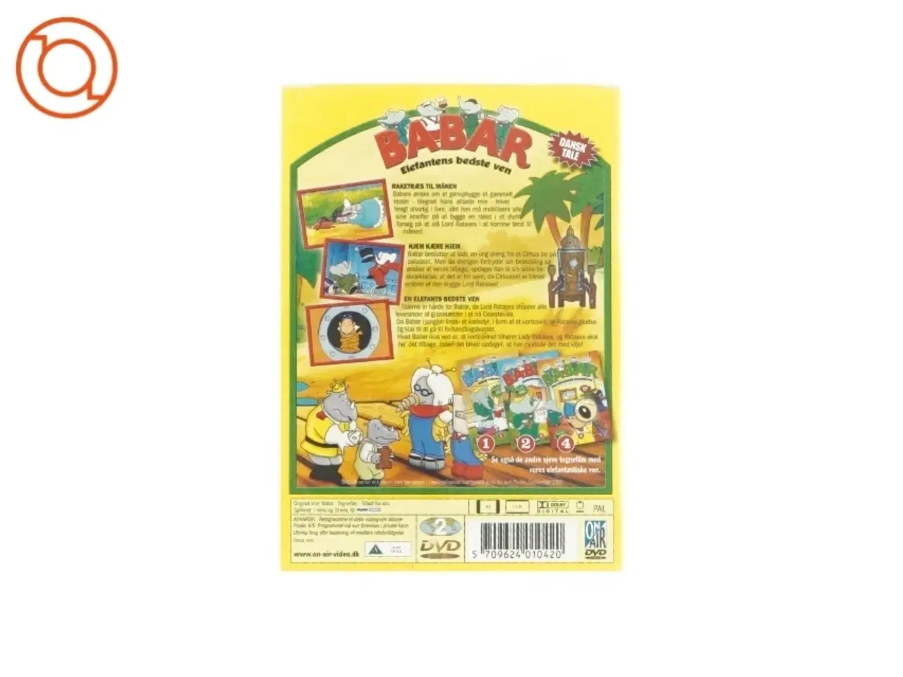 Billede 2 - Barbar - elefantens bedste ven (DVD)