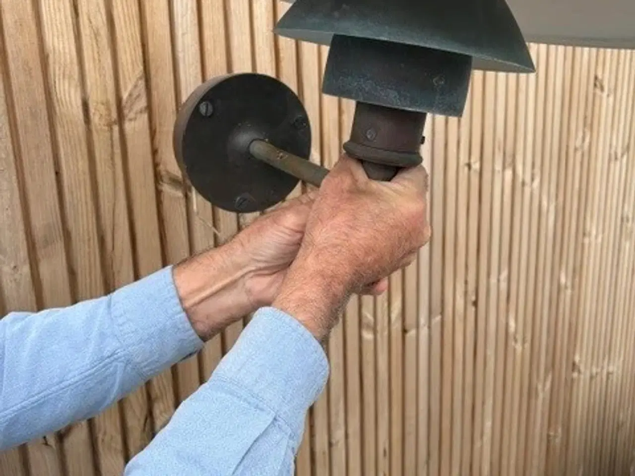 Billede 1 - PH 4½-3 Udendørs væglampe i kobber