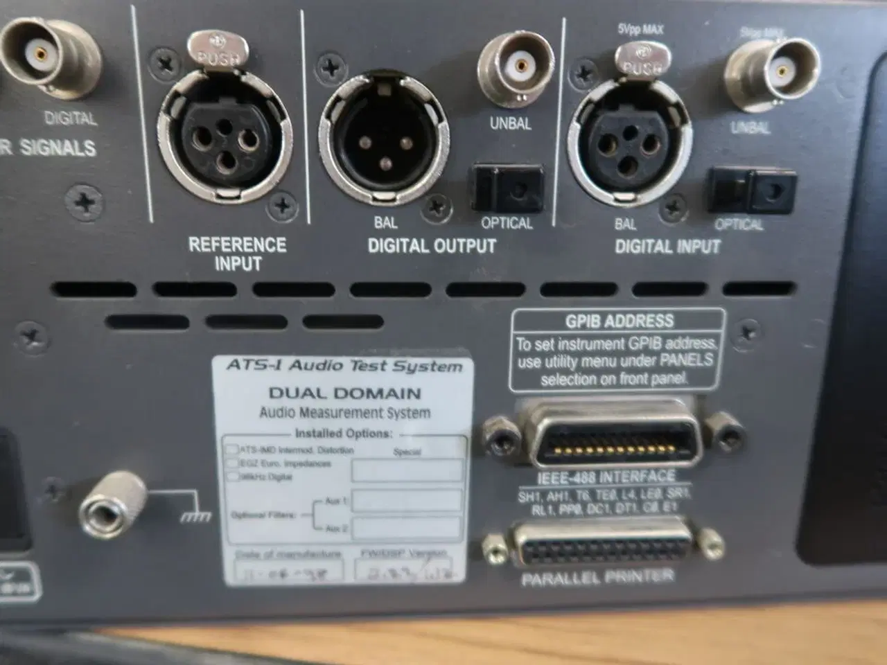 Billede 6 - Audion Test System ATS-1 Dual Domain AUDIO PRECISION