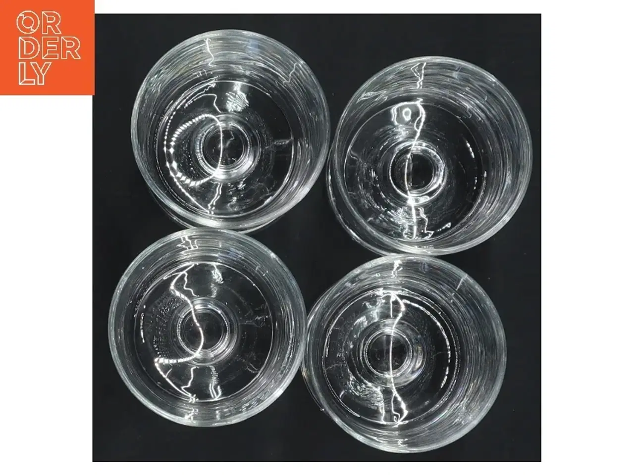 Billede 2 - Sæt med 4 glas (str. 9x5,5 cm)