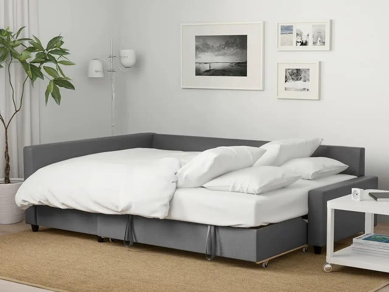Billede 2 - IKEA Hjørnesovesofa med chaiselong og topmadras