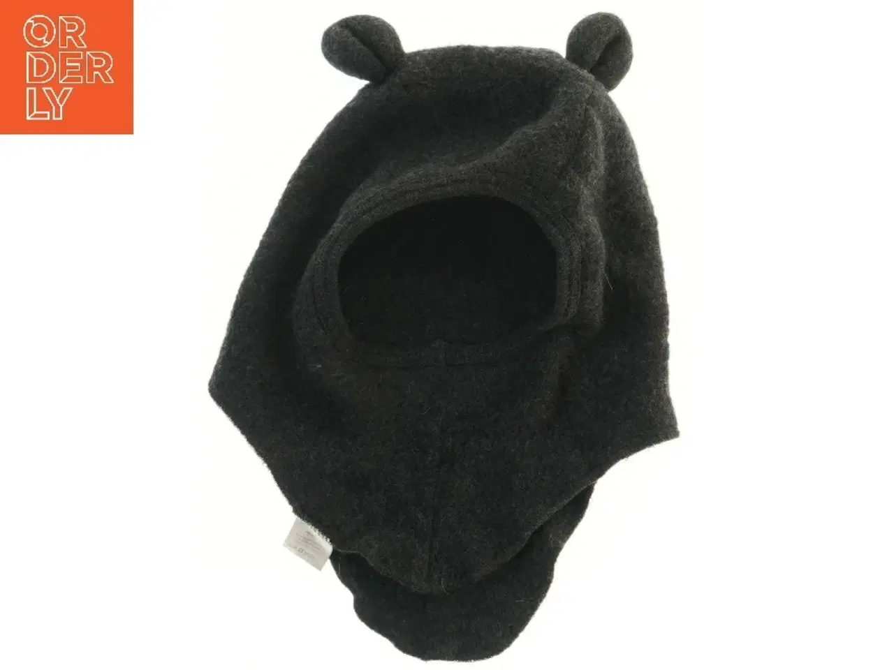 Billede 1 - Uld baby elefanthue med ører (str. 50 cm)