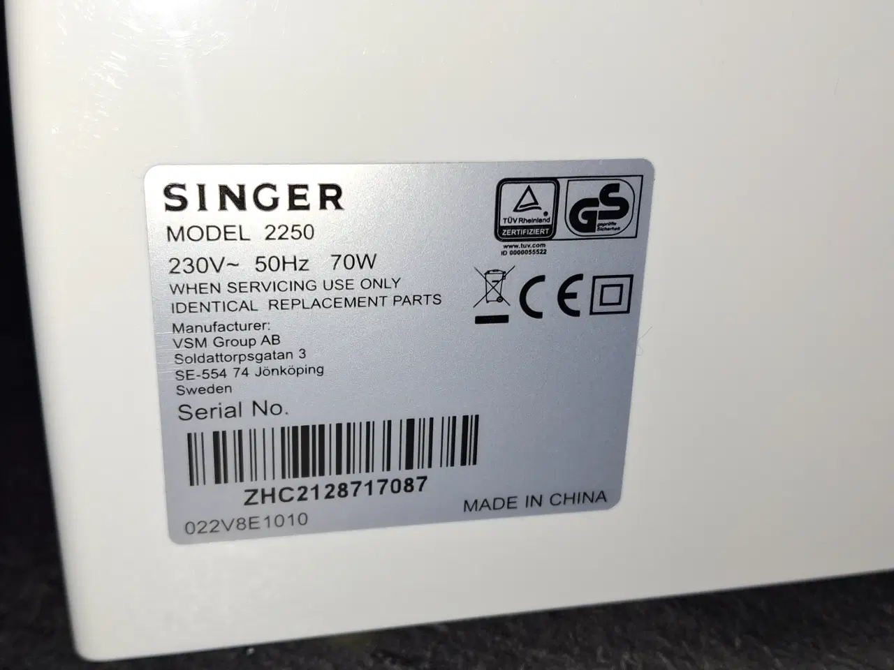 Billede 2 - Singer 2250