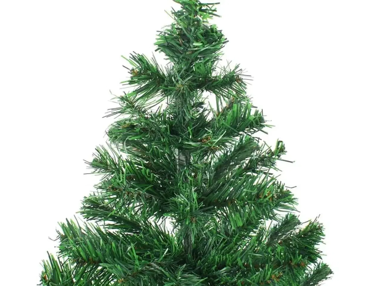 Billede 5 - Kunstigt juletræ med stålfod 210 cm 910 grene