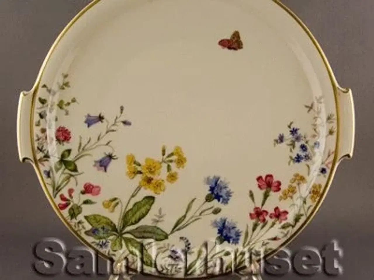 Billede 1 - Danmarks Flora Kagefad Rundt 28 cm.