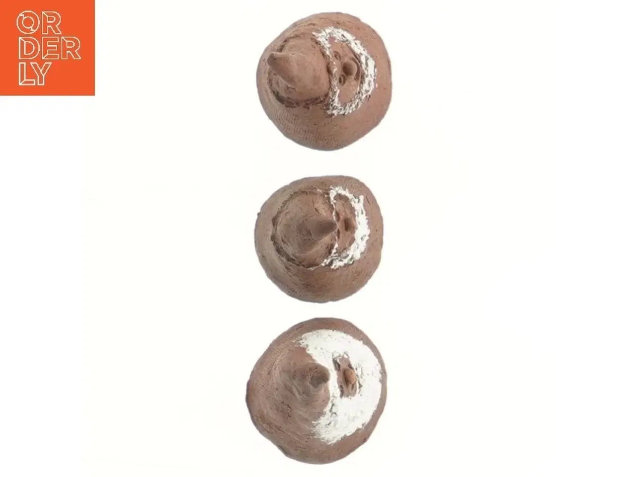 Billede 2 - 3 Keramik nisser (str. 10 cm)