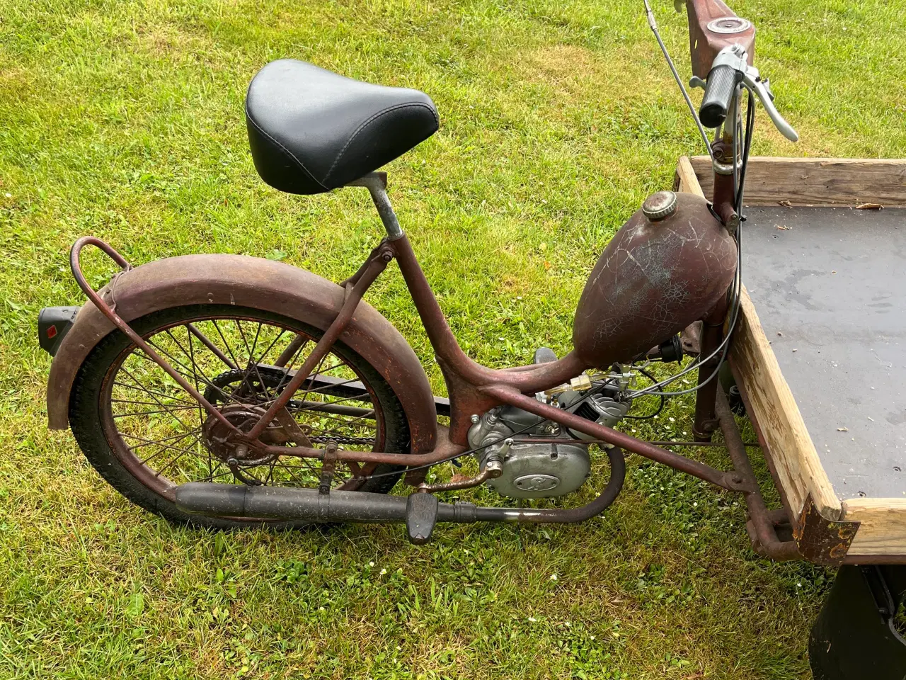Billede 3 - Flakmoped / ladknallert. 
