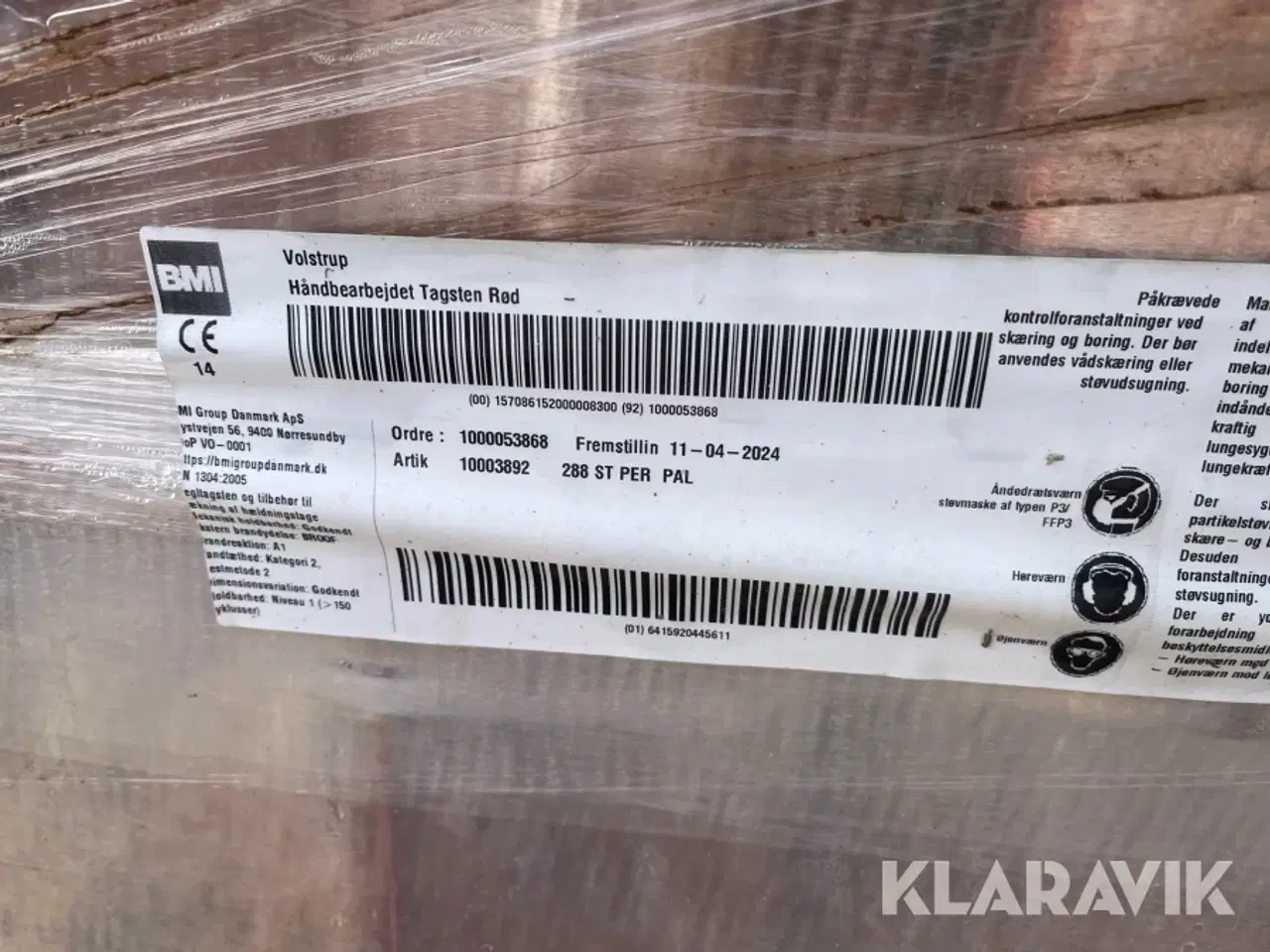 Billede 6 - Tagsten BMI 5 paller blandet