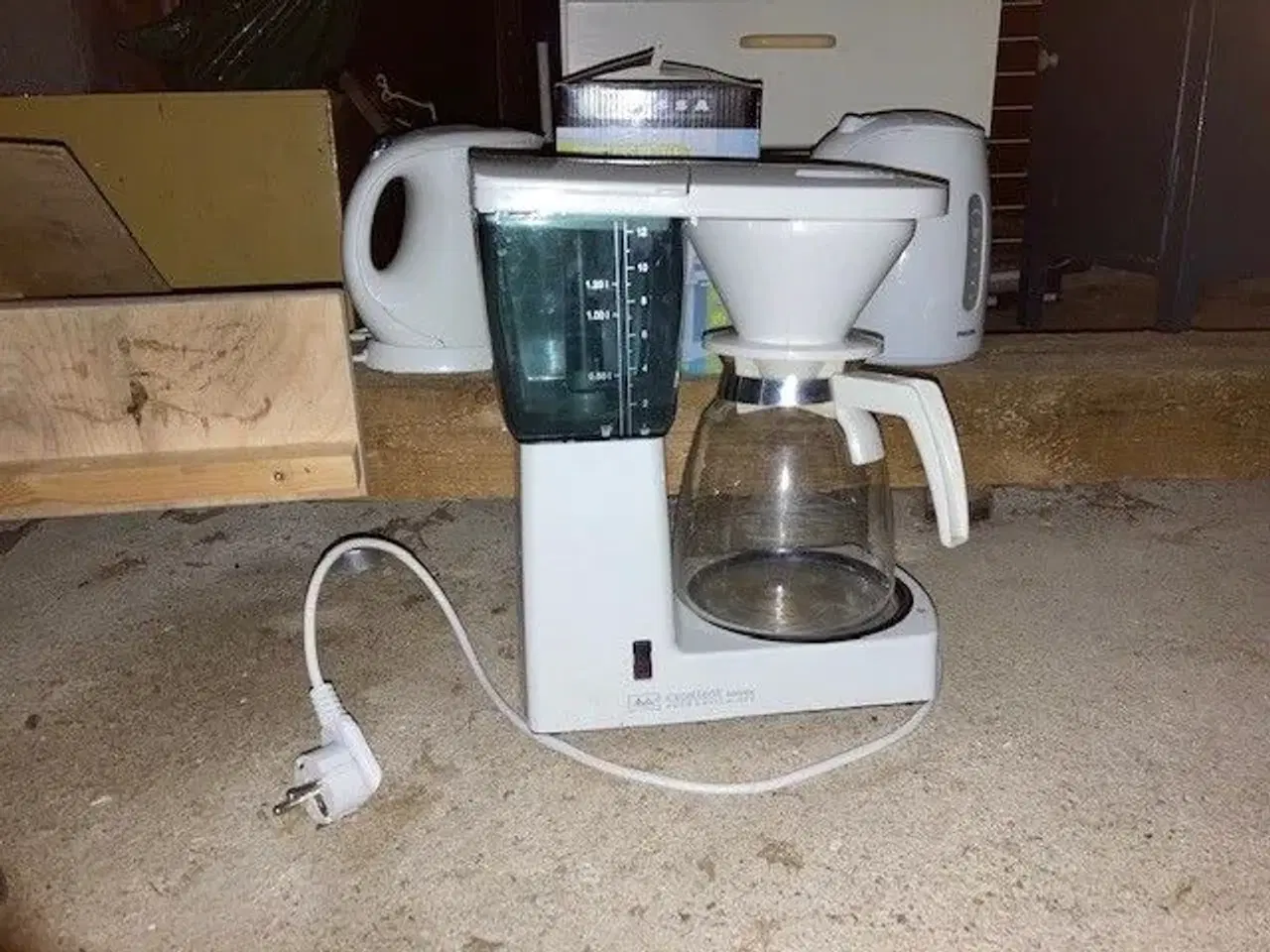 Billede 1 - kaffemaskine og elkogekedler