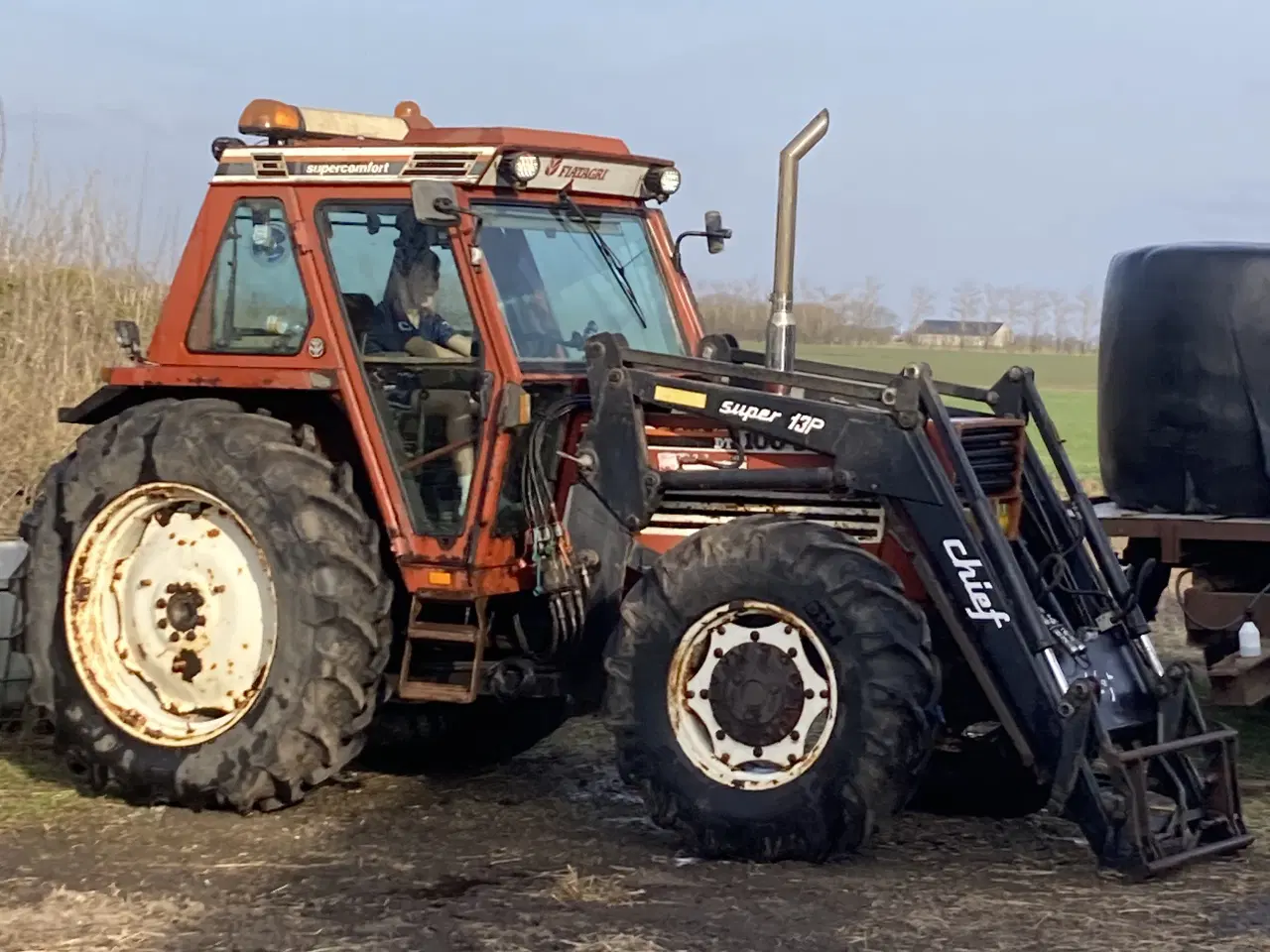 Billede 1 - Fiat 100-90 DT med frontlæsser