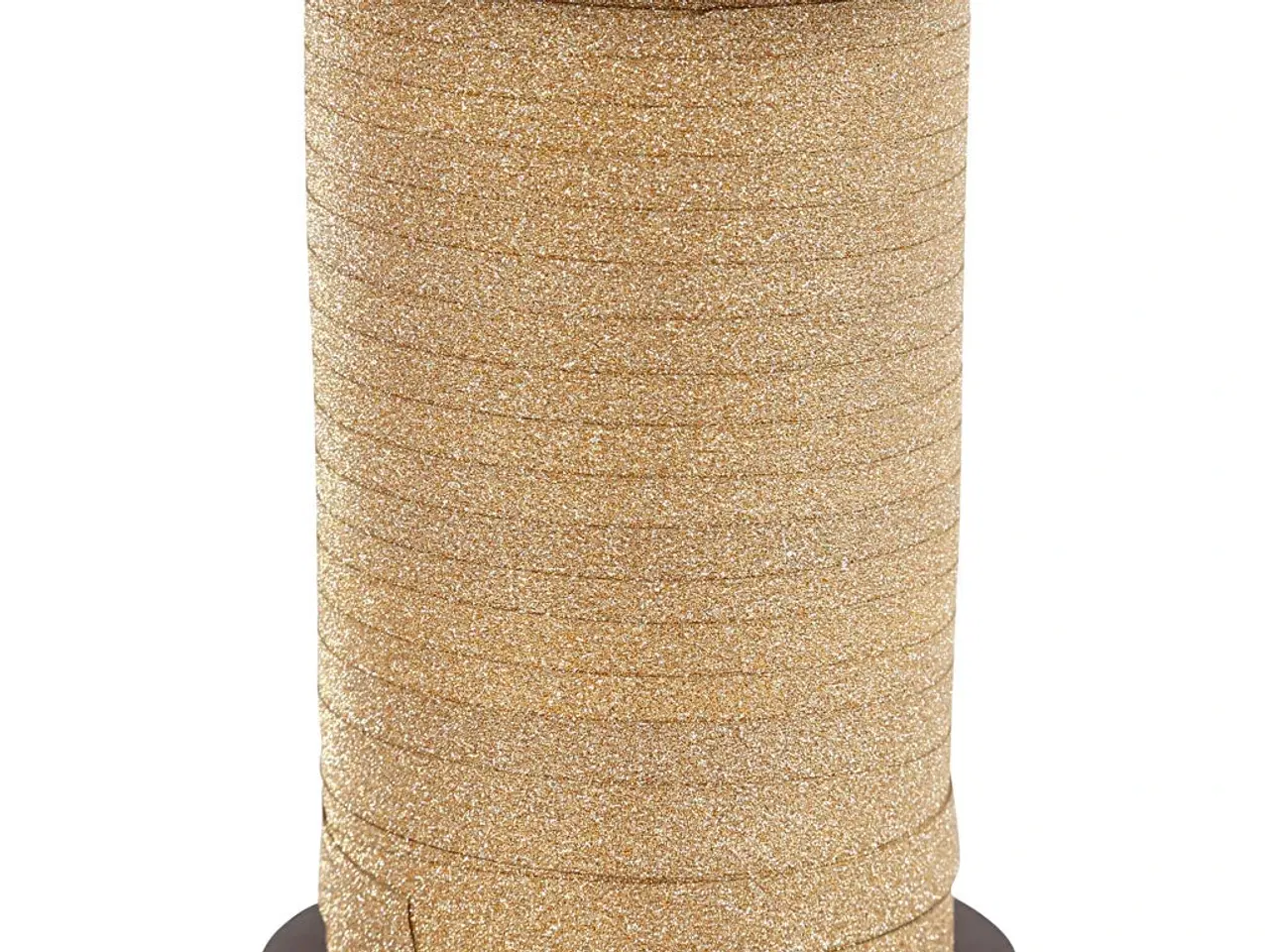 Billede 1 - Glitter Guld Gavebånd 10 mm - 100 m Luksus