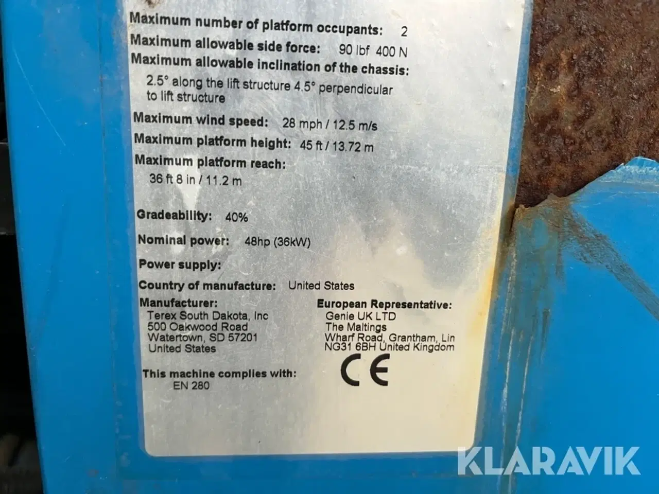 Billede 8 - Bomlift Genie S-45