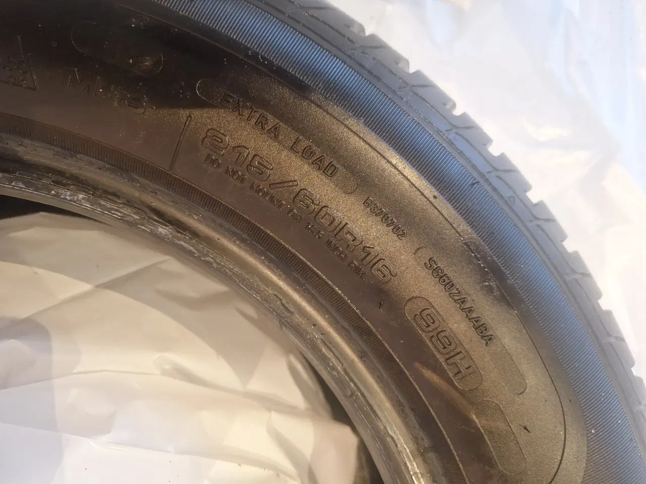 Billede 11 - 215/60-16 Vinter 75-80% mønster.