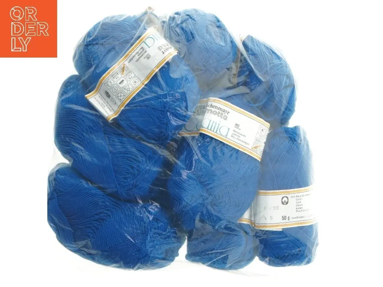Billede 4 - Blå garnnøgler, 10 stk. fra Nomotta (str. 50 g, 10 styk cm)
