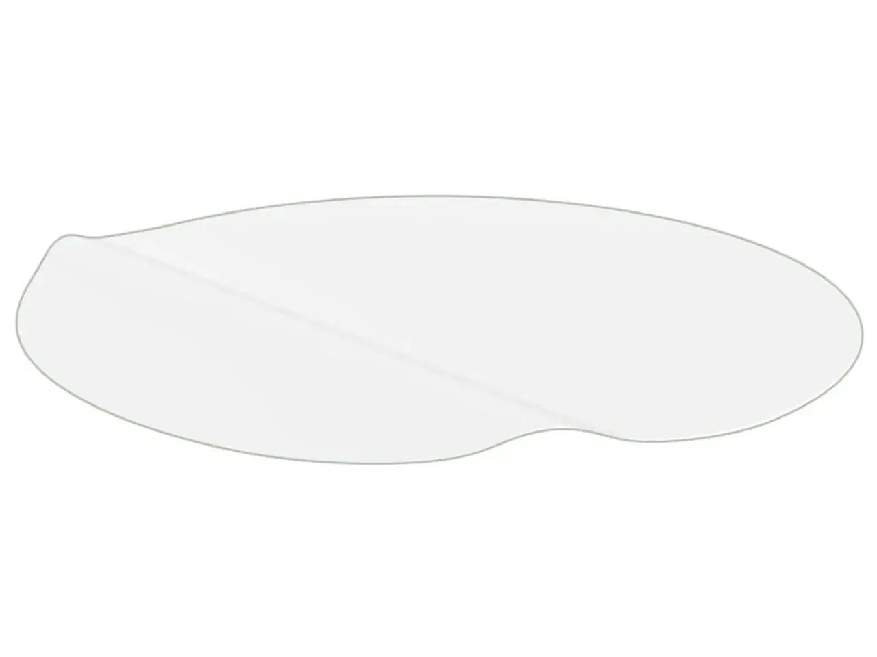 Billede 4 - Bordbeskytter Ø 90 cm 2 mm PVC transparent