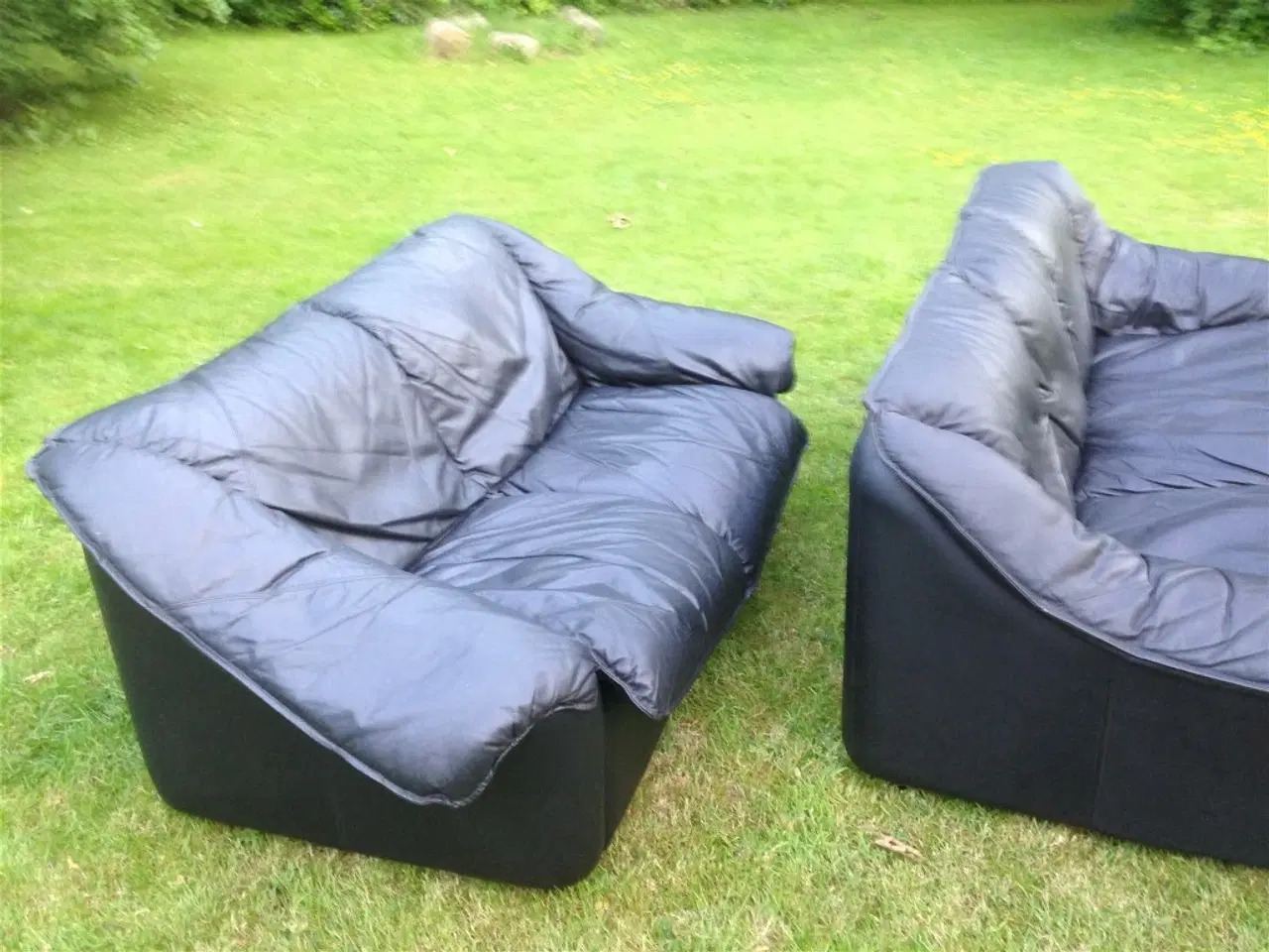 Billede 1 - Læder sofaer 2 og 3 personers