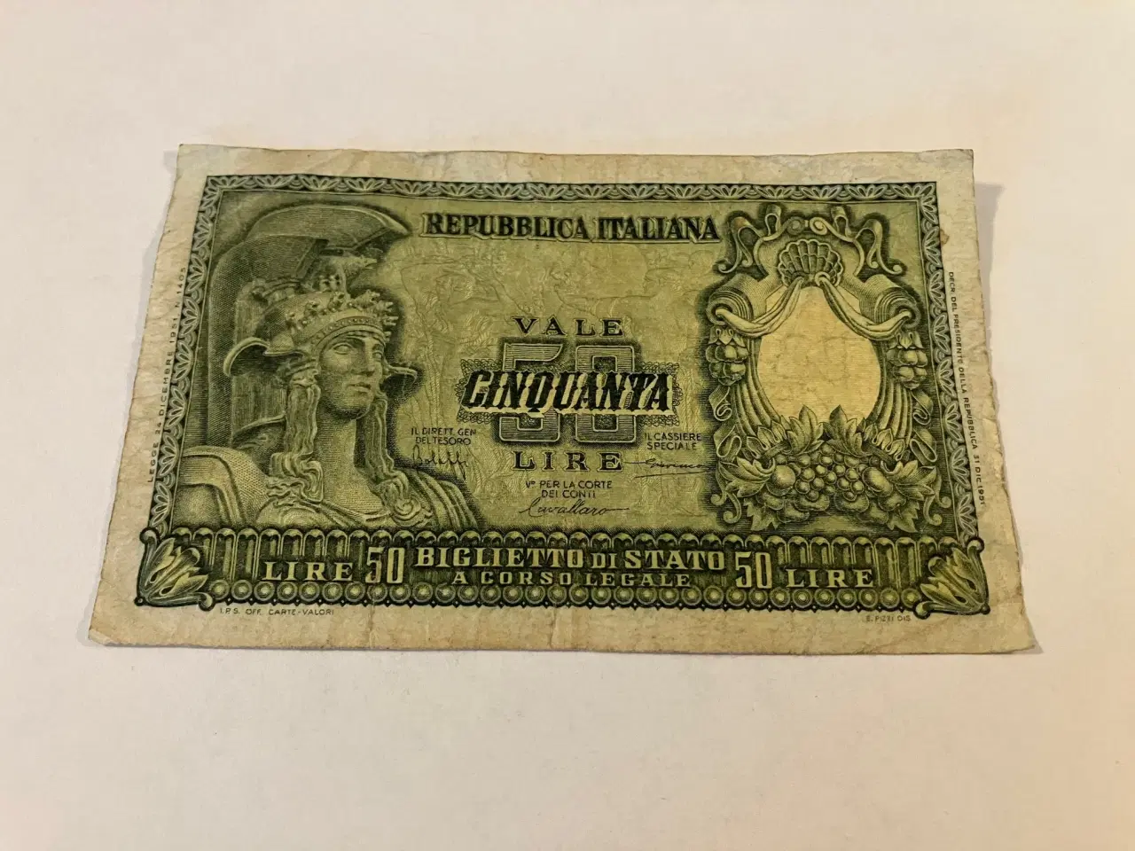 Billede 1 - 50 Lire 1951 Italy