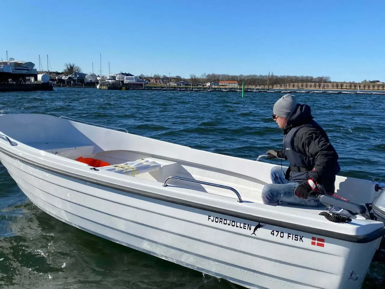 Billede 2 - Fjordjollen 470 Fisk med trailer og motor