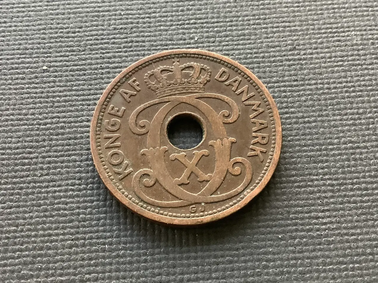 Billede 2 - Mønt 1927 N.  5 øre