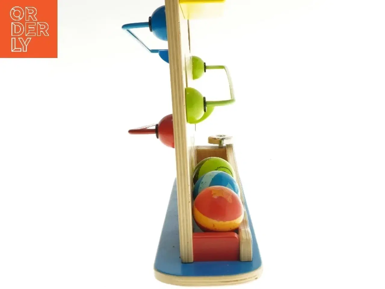 Billede 2 - Trælegeplade med kuglebaner fra Hape (str. 40x33 cm)