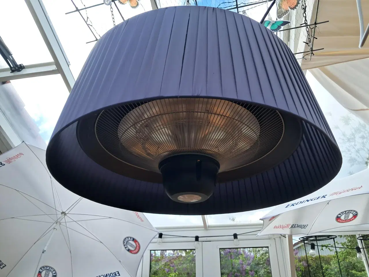 Billede 1 - HORTUS terrassevarmer hængende model m/led lys