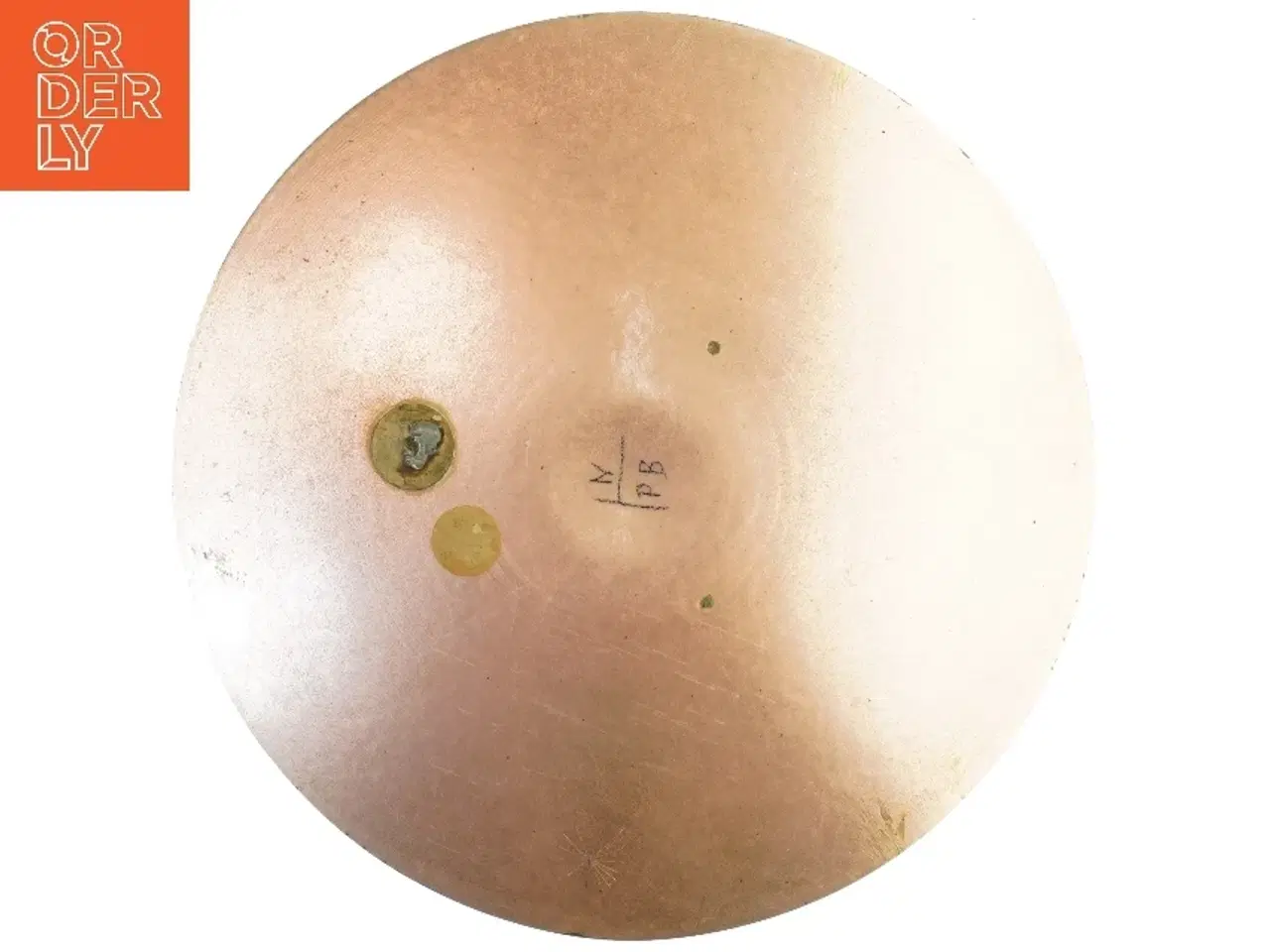 Billede 2 - Emailleret dekorativ tallerken (str. Ø. 28 cm)