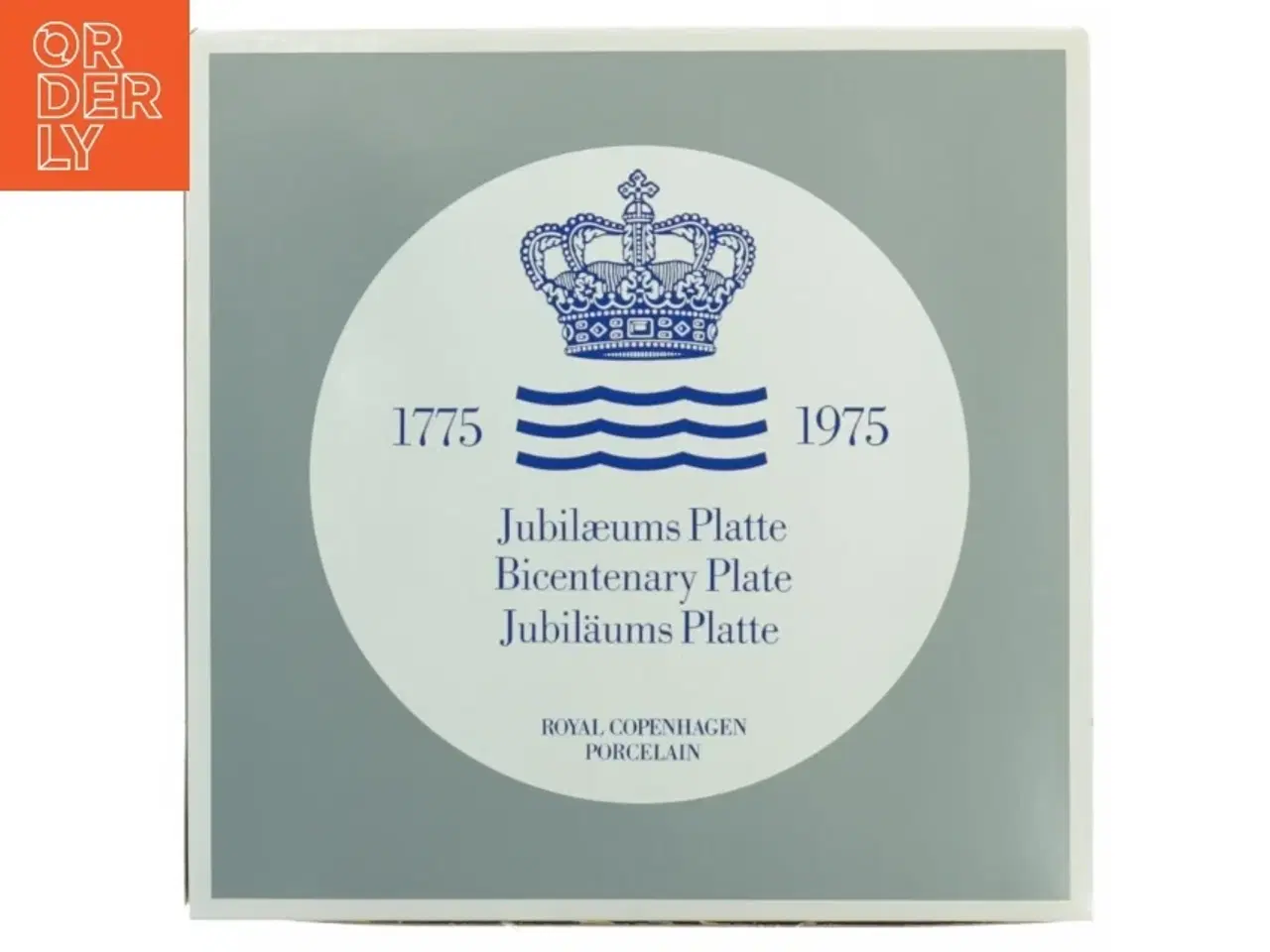 Billede 3 - Royal Copenhagen Jubilæumsplatte fra Royal Copenhagen (str. Diameter 18 cm)