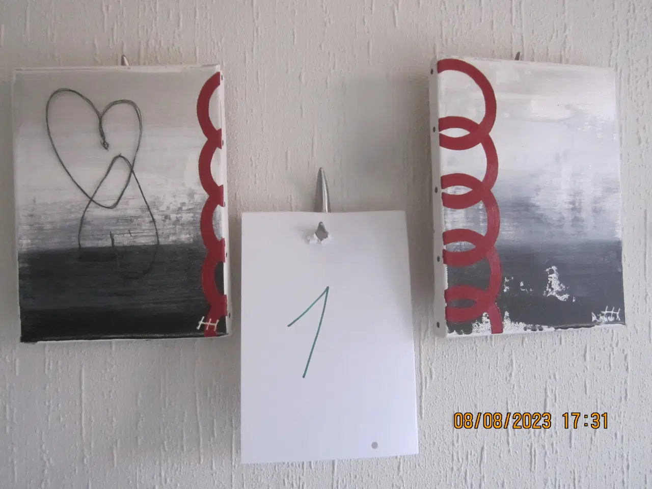 Billede 2 - Akrylbilleder Abstrakt,