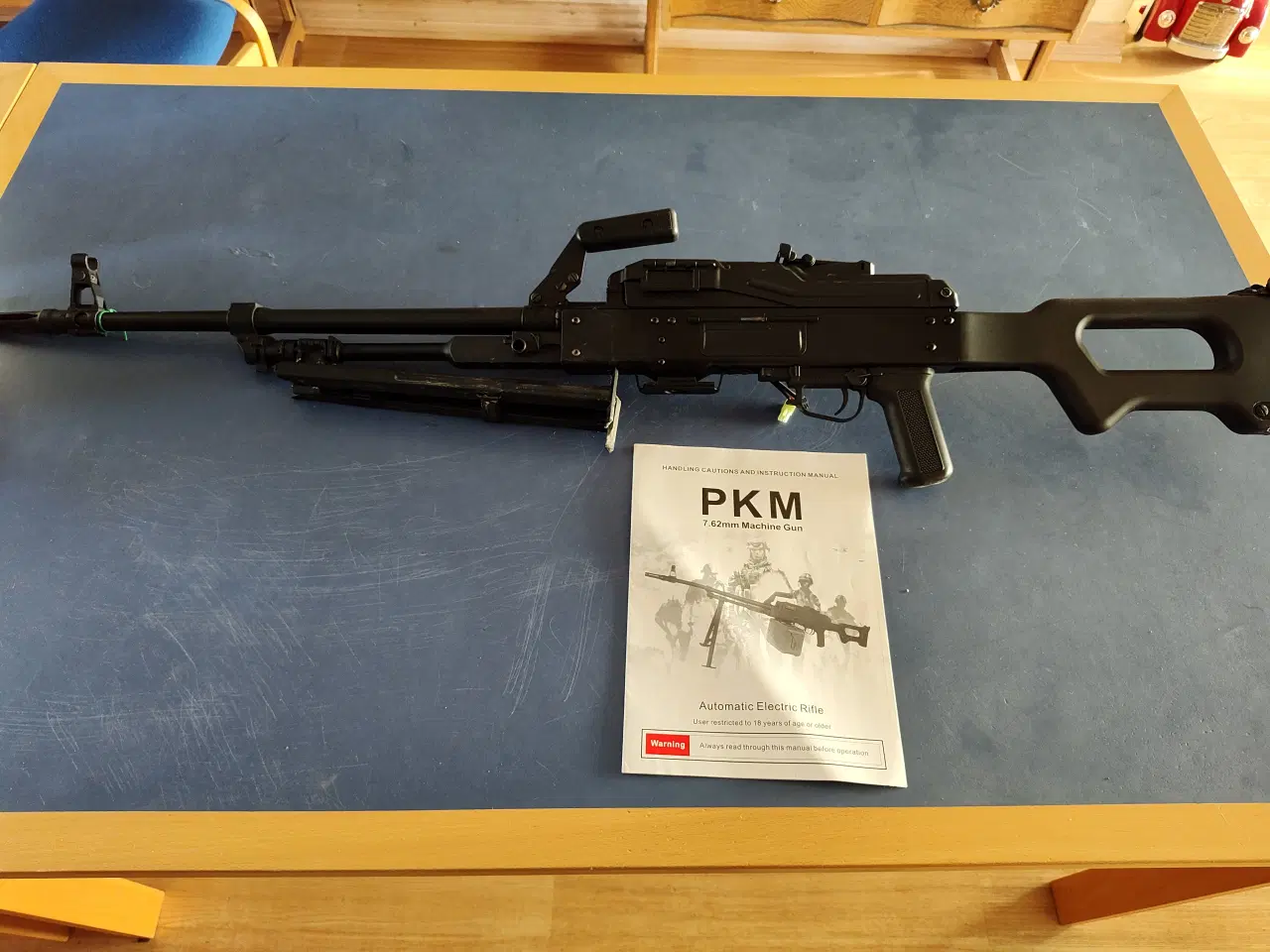 Billede 1 - Airsoft grej, A&K PKM, G&G M4a1 og G&G Xtreme 45++