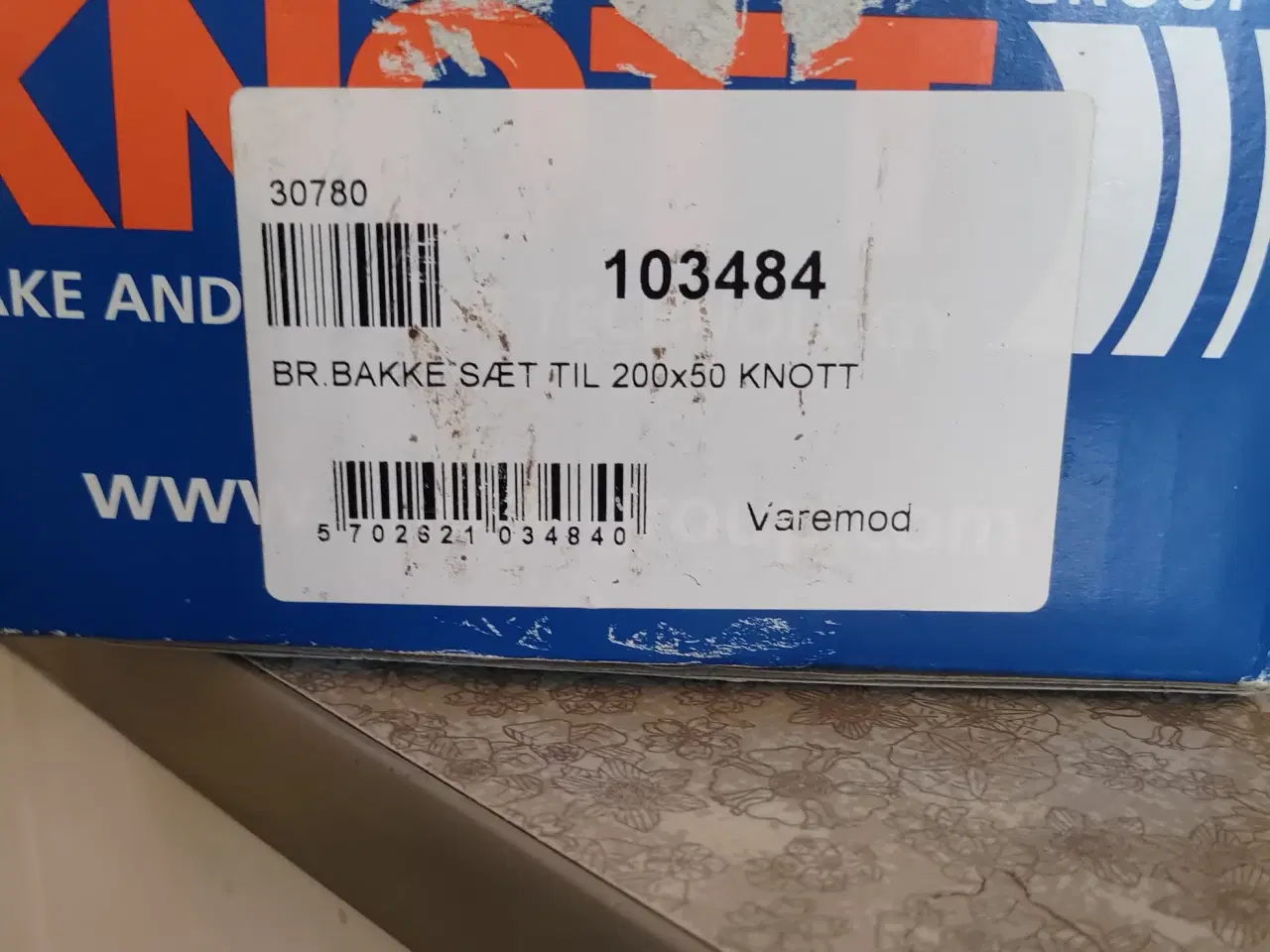 Billede 2 - bremsebakkesæt Knott 200x50