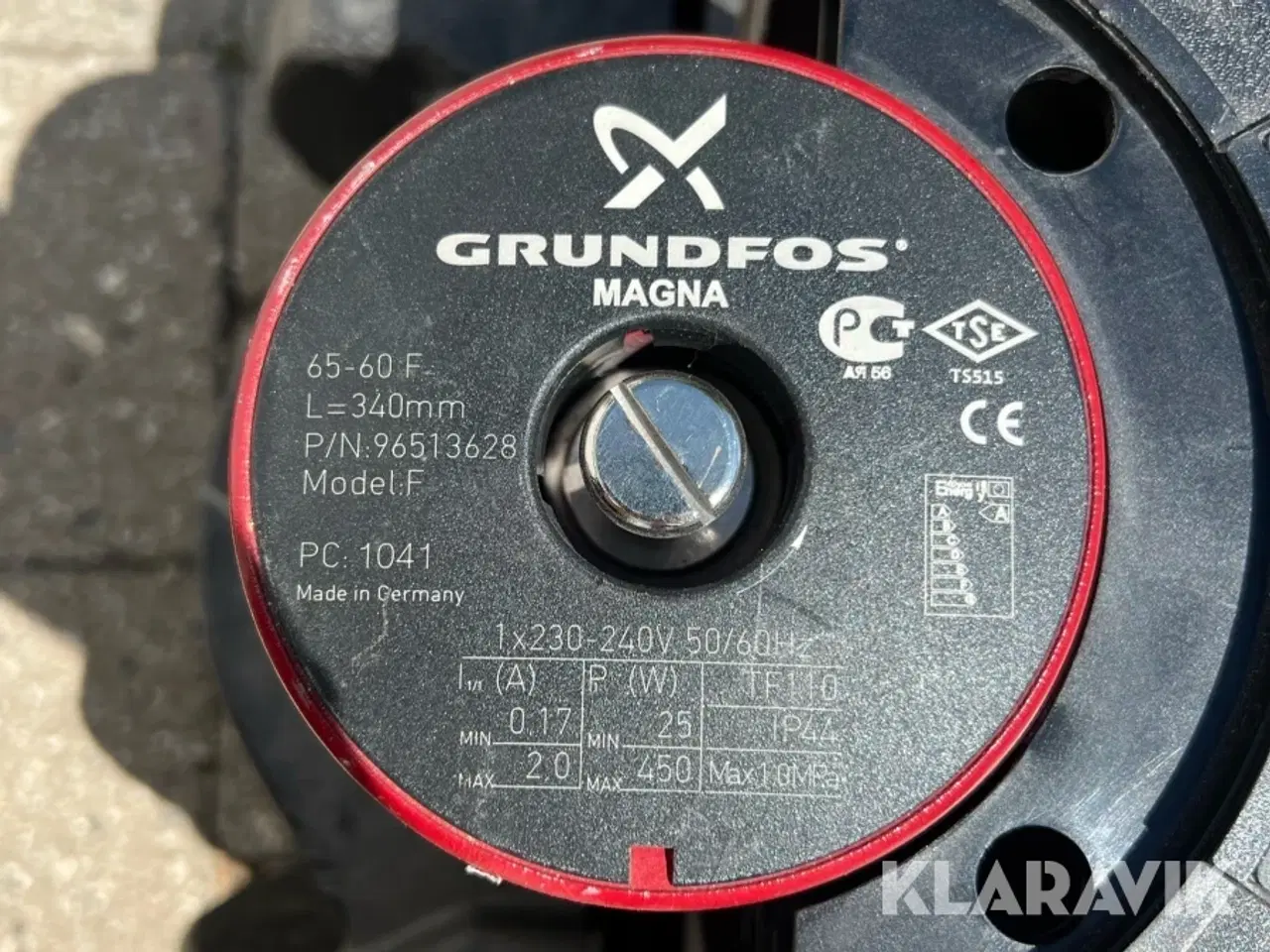 Billede 2 - Centralvarmer / cirkulationspumpe Grundfos / Metro-therm 7000 / pc1041